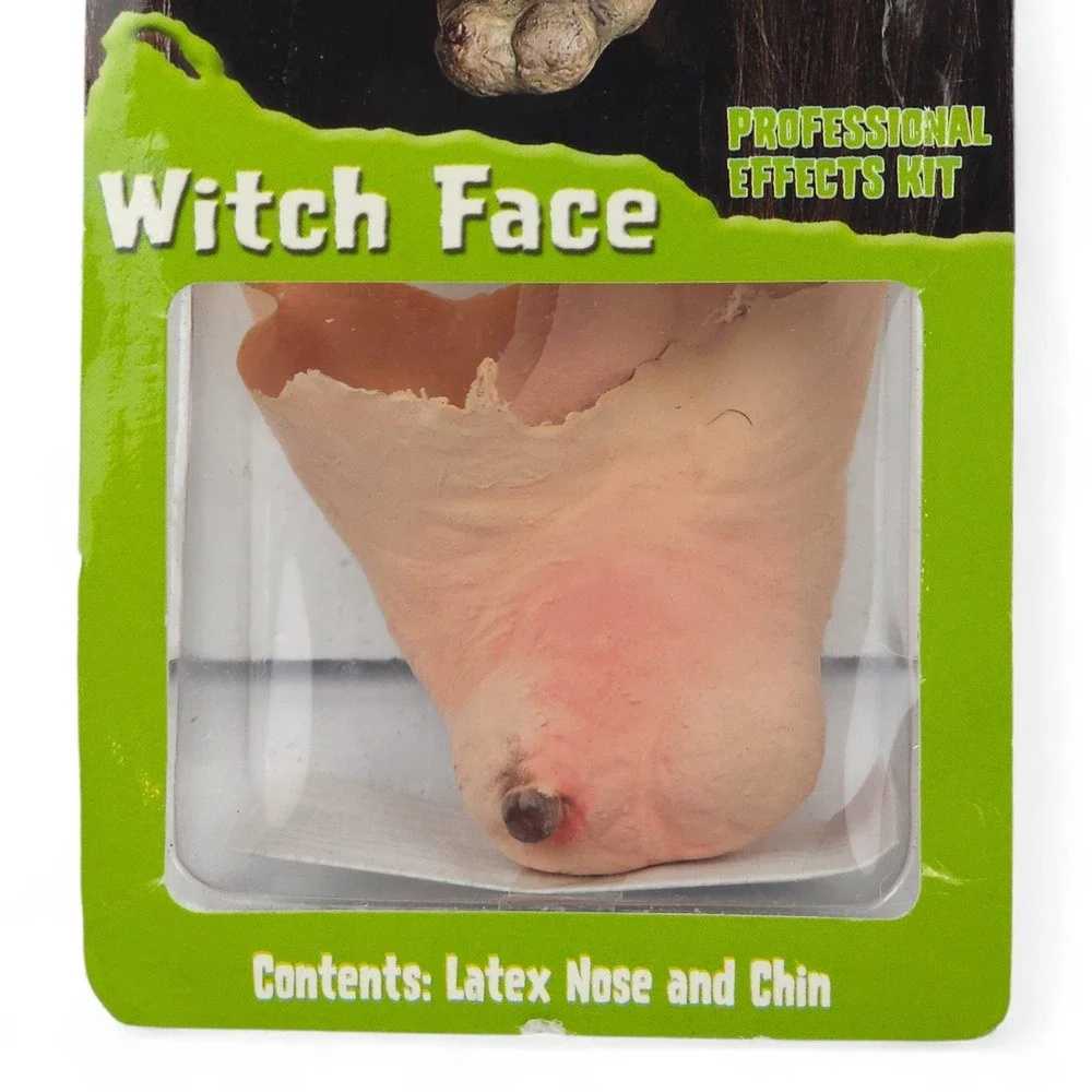 Vtg Don Post Studios Altered Ego Witch Face Latex Nose Chin Prosthetic SFX New